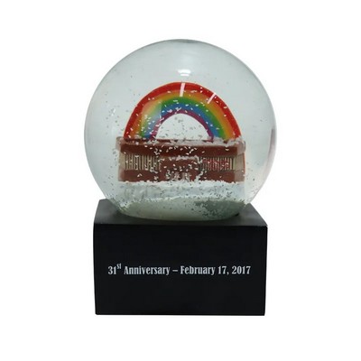 Custom Rainbow Snow Globe