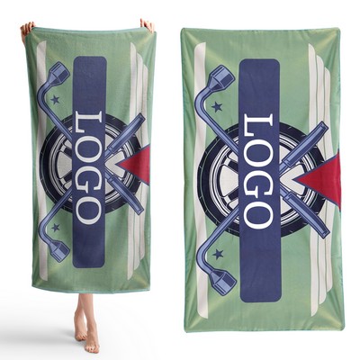 Custom Microfiber Beach Towel MOQ 50