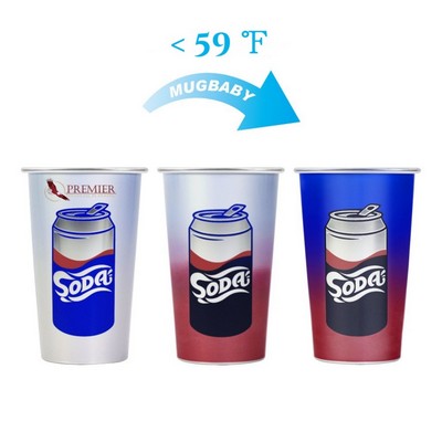 16 oz Aluminum Color Changing Cups