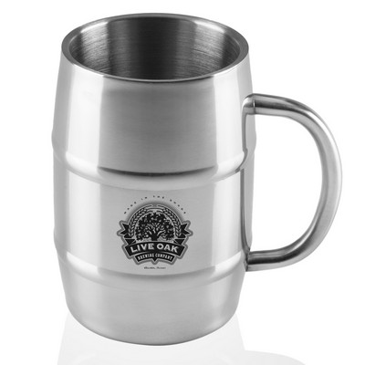 Large Barrel Moscow Mule Mugs 17 oz