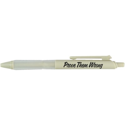 Recycled Soft-Touch Pen with Silicone Grip