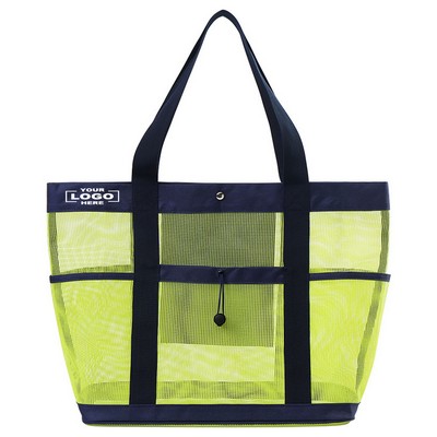 Large Mesh Beach Tote Bag