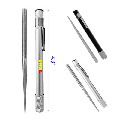 Retractable Diamond Sharpening Rod