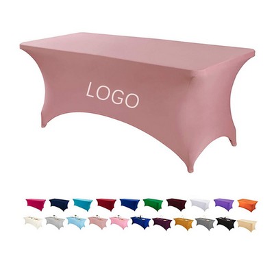 6ft Custom Color Stretch Table Cloth/Cover