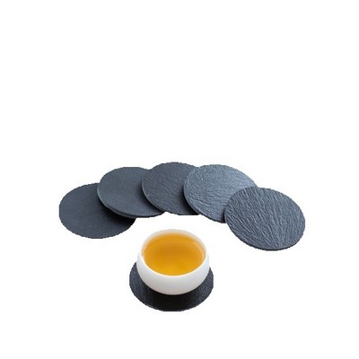 Slate coasters Round and Square Shape 3.9"3.9"
