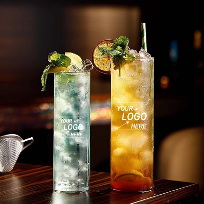 Clear Long Straight Cocktail Glass