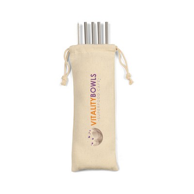 Reed Stainless Steel Straw Set - Stainless Steel