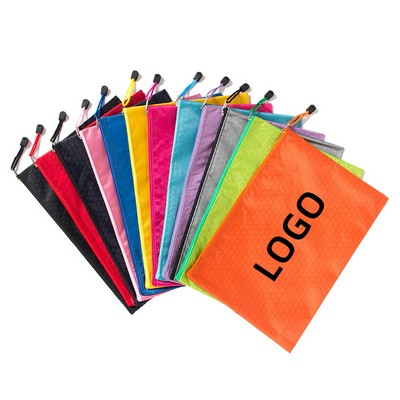 A4 Size Oxford Zipper File Bags