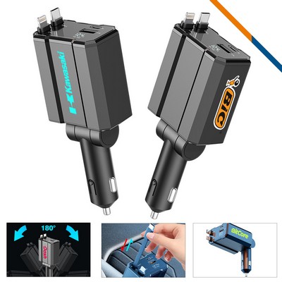 Moxly 4in1 Fast Charging Car Charger