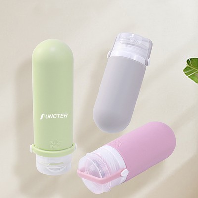 3OZ Silicone Travel Bottles Set For Toiletries ( 3pcs Set )