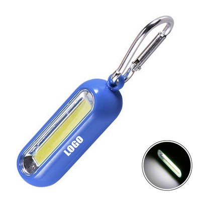 Mini LED Lamp With Carabiner Clip Durable Plastic 3 Modes