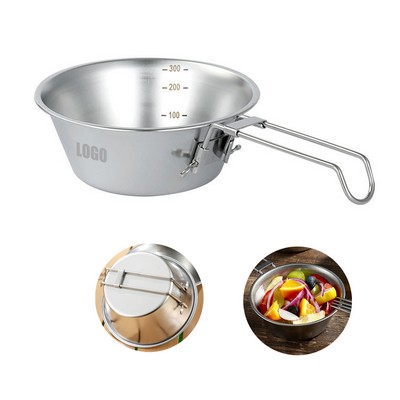 300 Ml Outdoor Foldable Handle Snow Slide Bowl