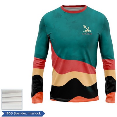 Rush - Unisex & Kids' Sublimation Long Sleeve T-Shirt - Spandex Interlock