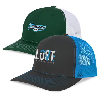 112 Style 6 Panel Snapback Trucker Cap