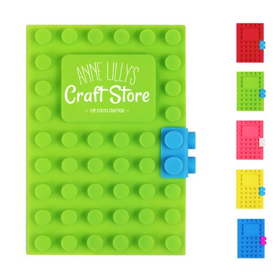 Silicone Cover Building Block Notebook
