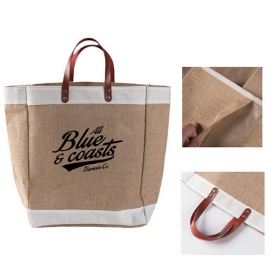 Jute Shopping Bag with Handle