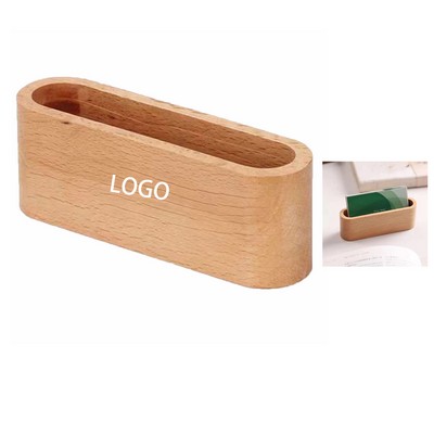 Wooden Business Card Holder