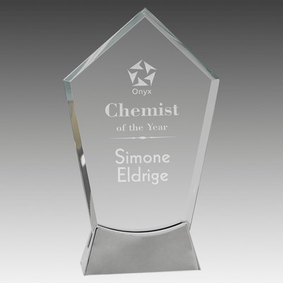 Peak Platinum Glass with Full Metal Base