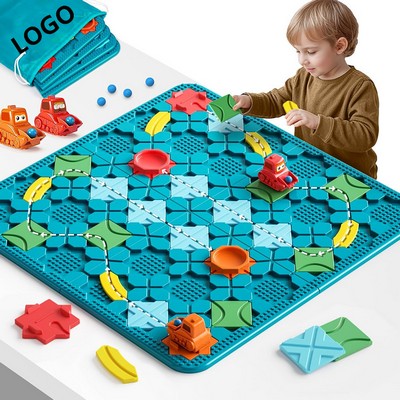 Large Size Logical Road Builder Educational Brain Teasers Puzzles Toys