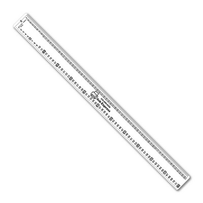 12" Flexible PVC Ruler with Printing and Publishing Scales