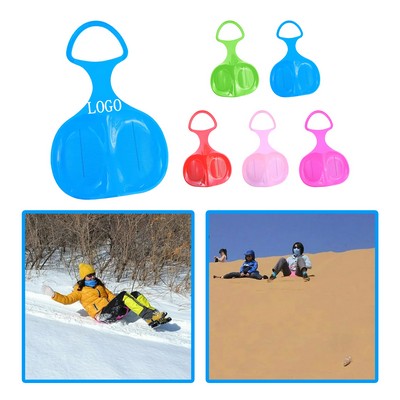Durable Plastic Snow Sled Board for Kids