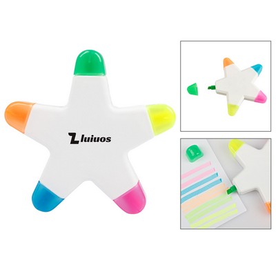 Starfish-shaped watercolor highlighter