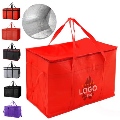 Large Insulated Grocery Tote Bag