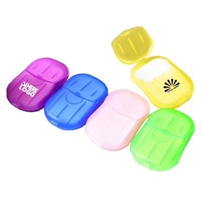Portable Disposable Soap Sheets – 20 Sheets Per Box