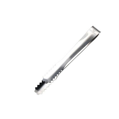 Stainless Steel Serrated Ice Tongs