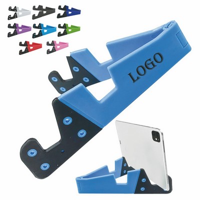 Plastic Foldable V-shaped Phone Holder