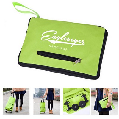 Foldable Oxford Shopping Cart