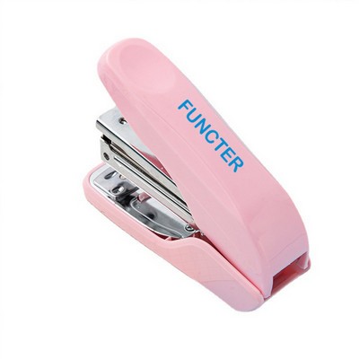 One Finger Macaron Color Office Using Handheld Stapler