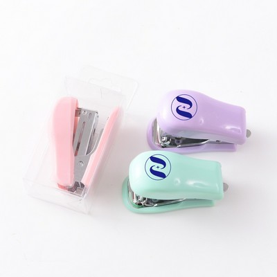 Multi Functional Macaron Color Office Using Handheld Stapler #1038