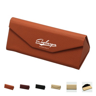 Foldable Triangular Eyeglass Case