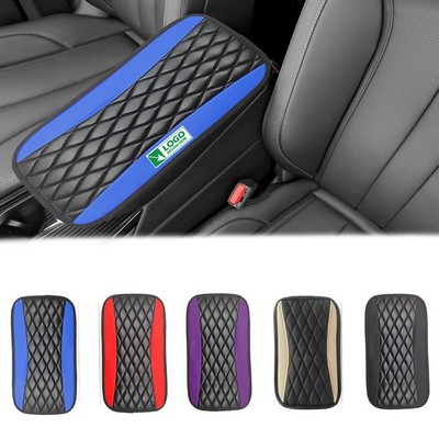 Leather Waterproof Armrest Seat Box Cover Protector