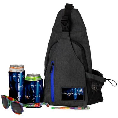 Festival Kit with Cooler Sleeve, Tie-Dye Shades & Crossbody Bag