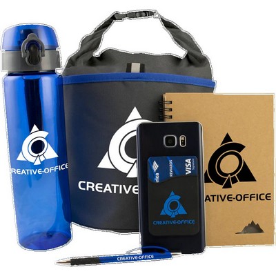 New Hire Welcome Set with Bottle, Notebook & Smartphone Wallet