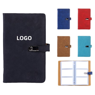 Portable Business Card Book Holder