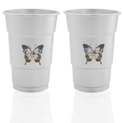 Custom Printed Single Wall Aluminum Cup