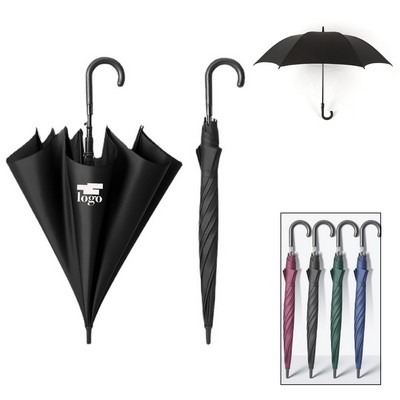 Automatic Long-Handle Hook Umbrella