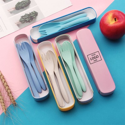 Wheat Straw Utensils Set