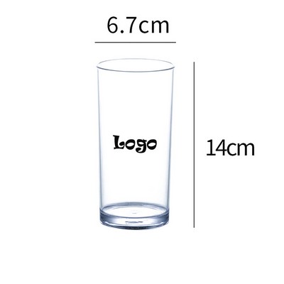  Acrylic Classic Clear Plastic Reusable Drinking Cup