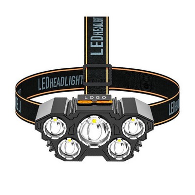 Rechargeable Headlamp Flashlight - 5 Lights 5 Modes
