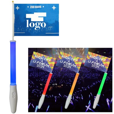 LED Flashing Hand Flag