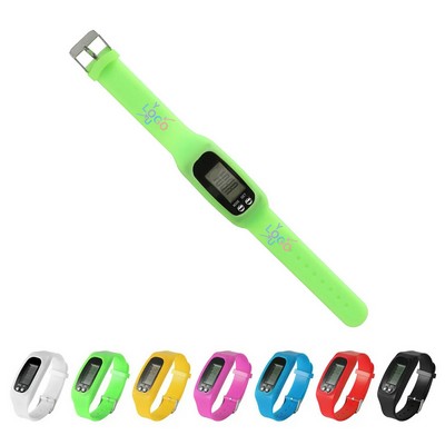 Silicone Step Counter Bracelet