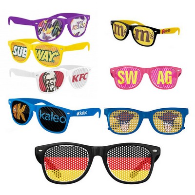 Pinhole Sticker Sunglasses