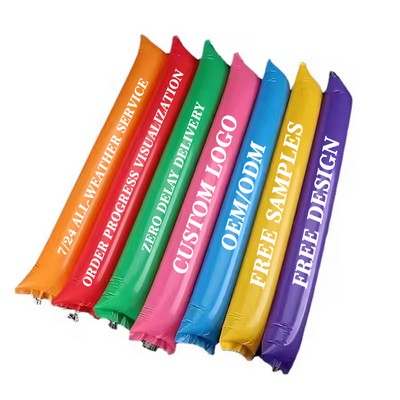 Inflatable Cheering Stick Boom Sticks for Cheerleading Thunder Sticks Noise Makers for Sporting