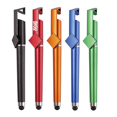 Business Gel Pen with Touchscreen-Compatible Silicone Tip