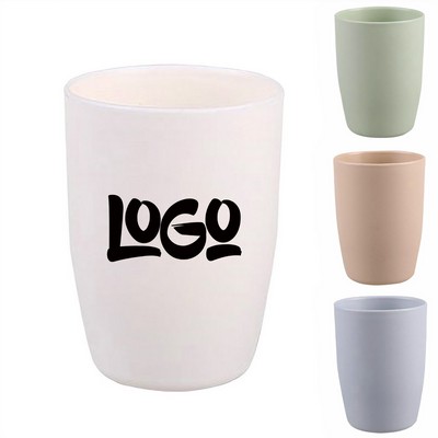 13oz Wheat Straw Mouthwash Cup – Lightweight & Durable