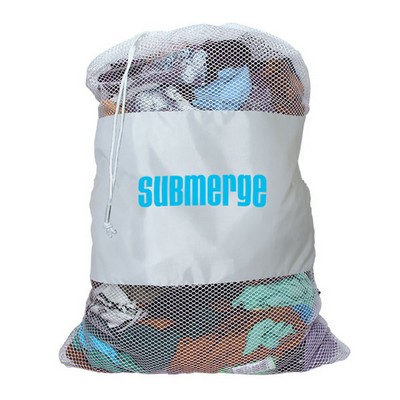 3.3ft All Mesh Washing Bag Drawstring Laundry Bag